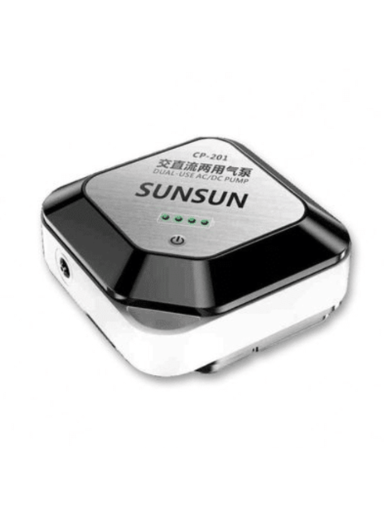 משאבת אוויר נטענת 40 שעות ללא חשמל - SunSun CP-201