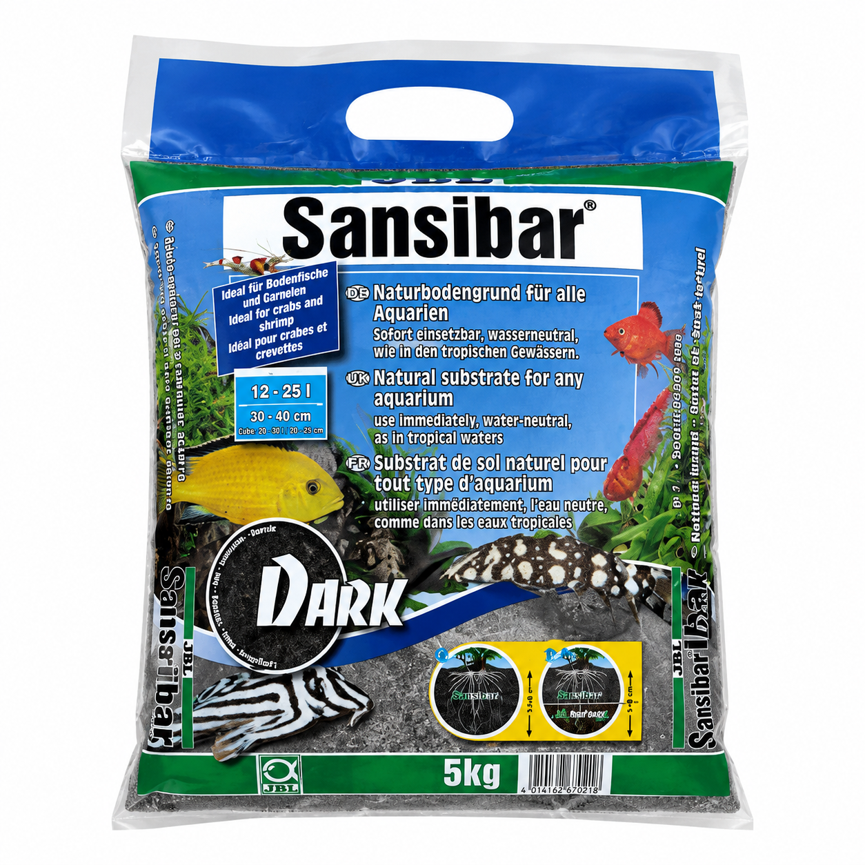 JBL Sansibar DARK - מצע חול טבעי כהה סנסיבר 5 ק״ג