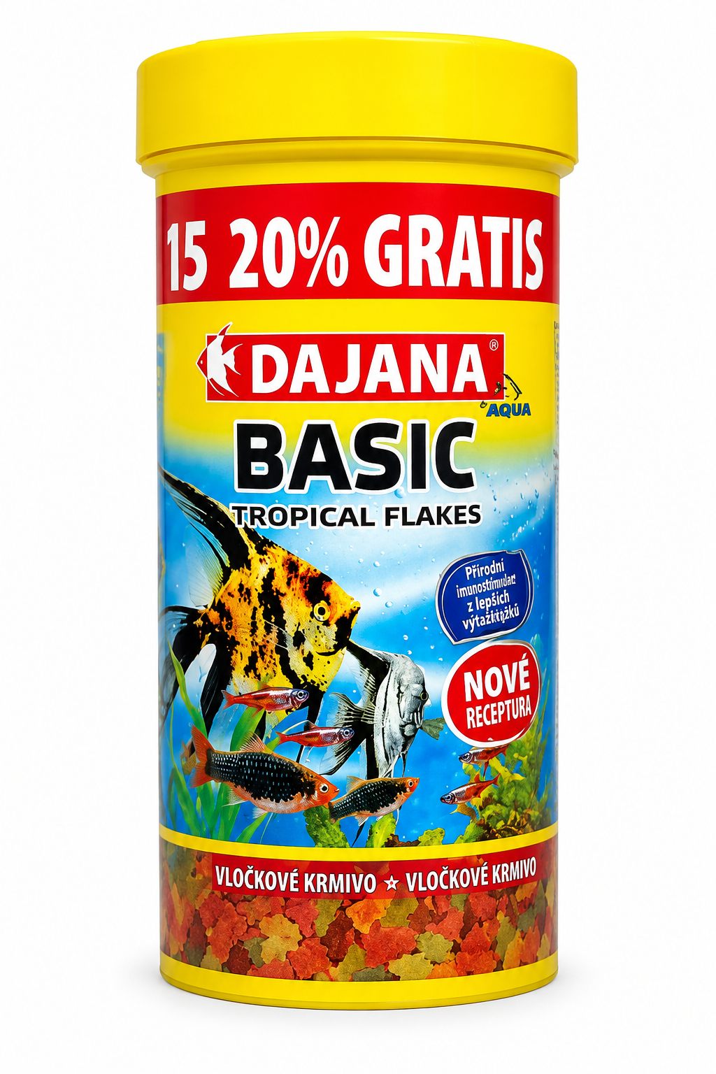 DAJANA Basic Tropical Flakes – מזון פתיתים מלא לדגי נוי טרופיים