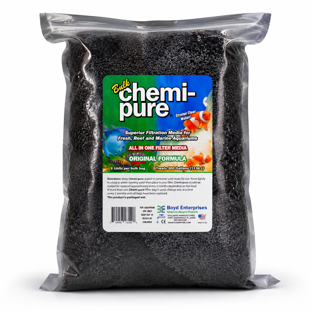 מדיית סינון Chemi-Pure בתפזורת לאקווריומים