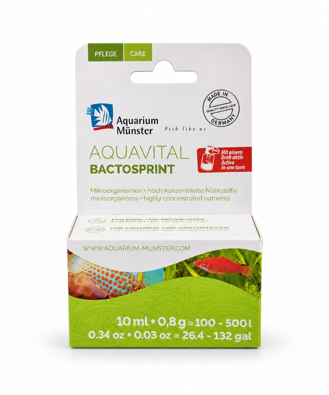 Aquavital Bactosprint – בקטריות וחומרים מזינים לאקווריום