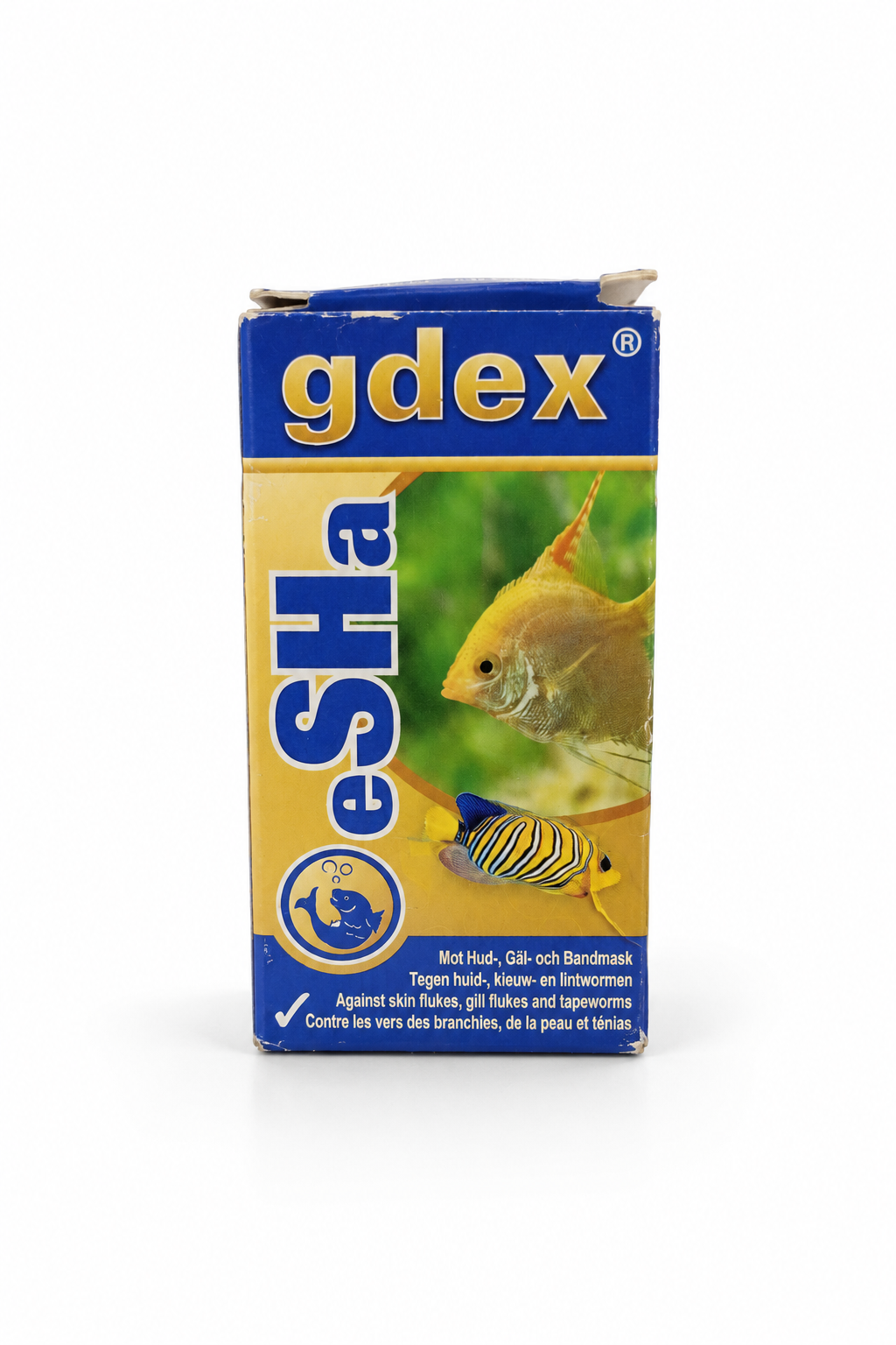 eSHa gdex – טיפול נגד תולעים שטוחות, תולעי עור, תולעי זימים ותולעי סרט
