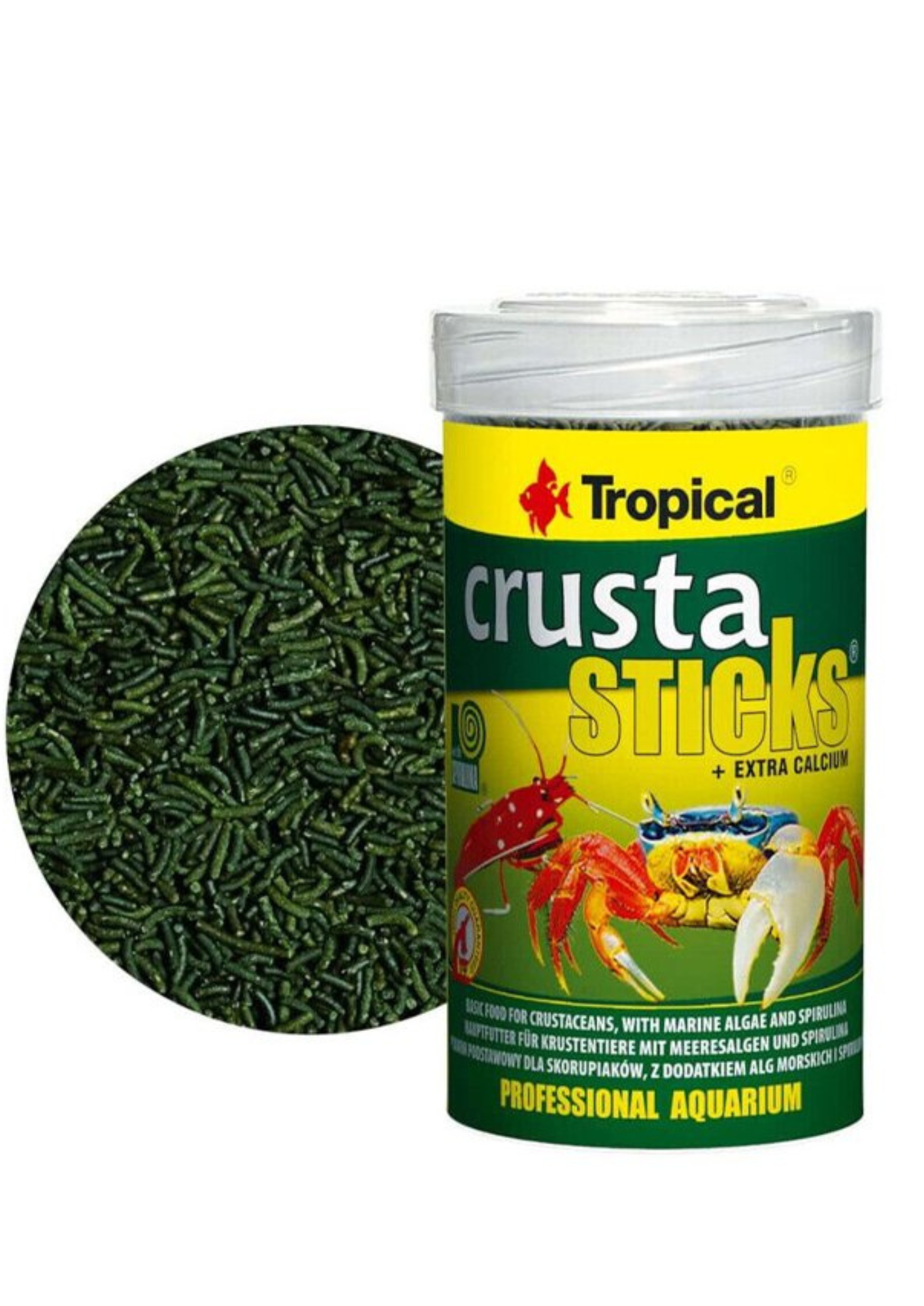 טרופיקל מזון מקלות לחסרי חוליות- Tropical Crusta Sticks