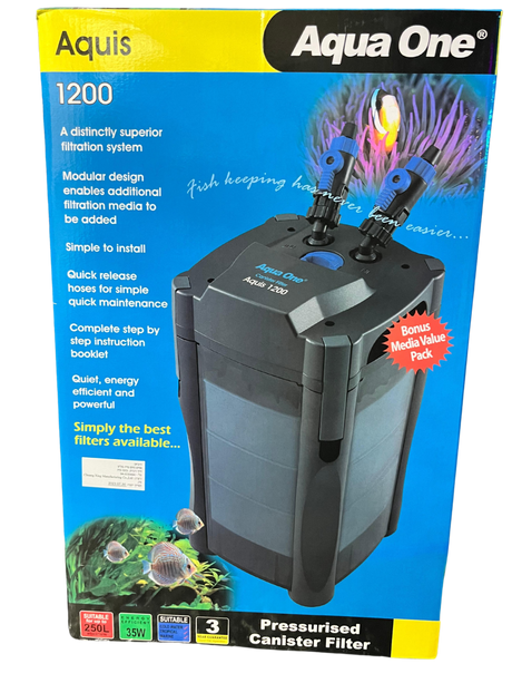 פילטר חיצוני אקווה וואן - Aqua One external Canister filter
