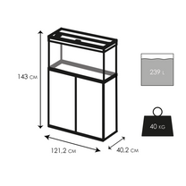 אקווריום 121 ס"מ ציאנו אמושיינס פרו- Ciano Emotions Pro