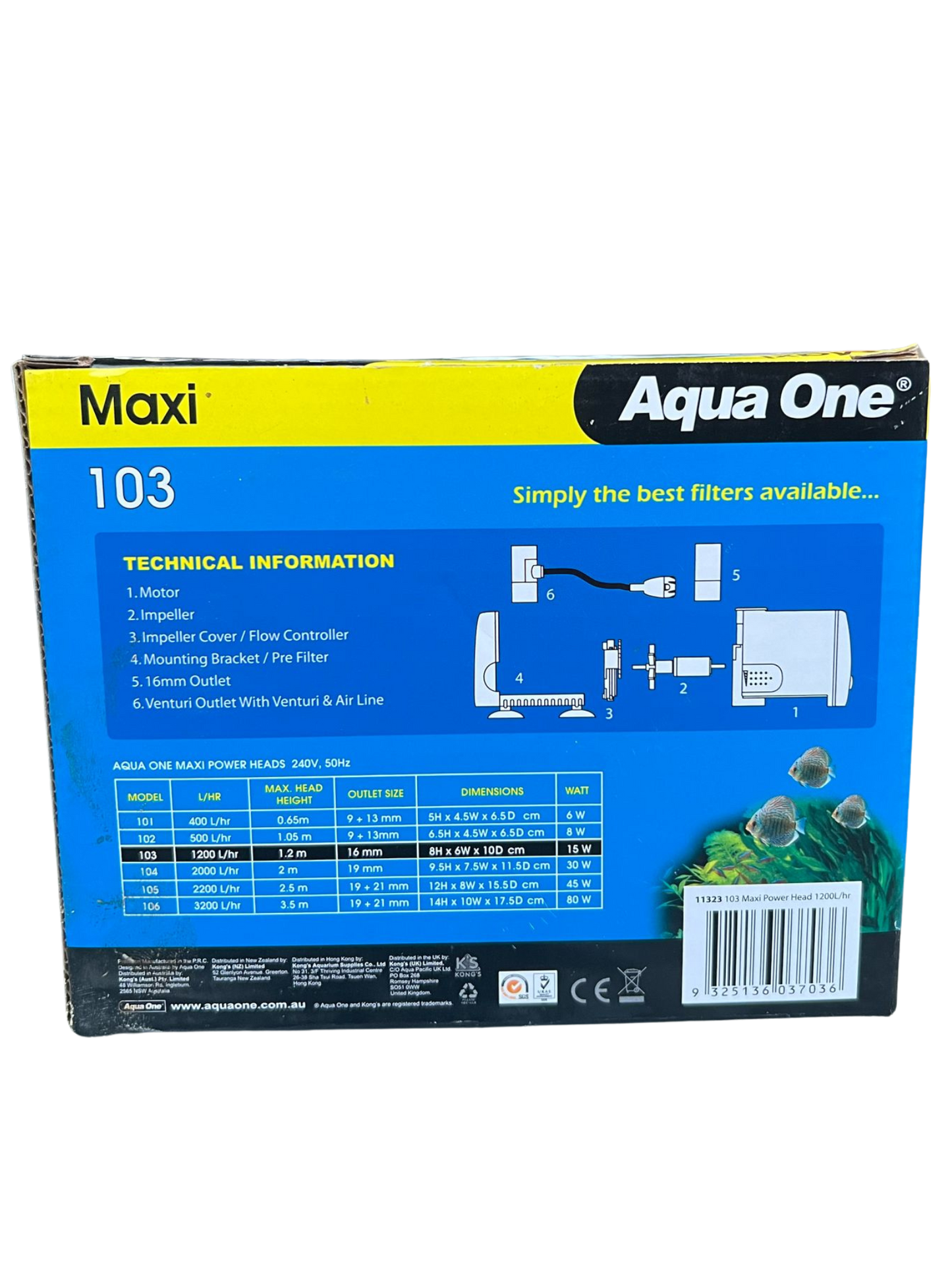 ראשי כח אקווה וואן- AQUA ONE