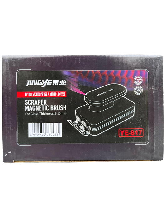 מגנט לניקוי זכוכית האקווריום-SCRAPER MAGNETIC BRUSH