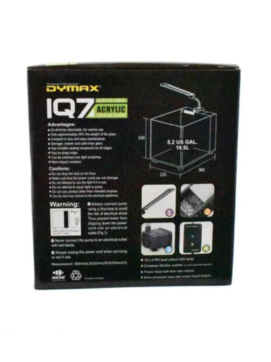 אקווריום אקריליק Dymax IQ7 5.2- Mini Acrylic