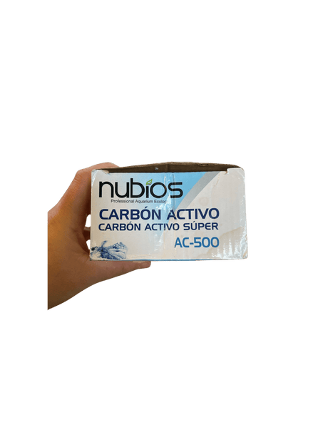 פחם פעיל עם רשת לאקווריום של Nubios