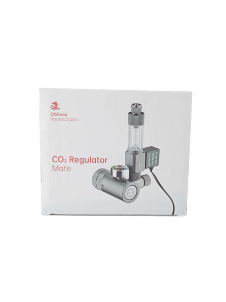 "וסת CO₂ Chihiros Regulator Mate- וסת איכותי עם שסתום סולנואיד 12V, שליטה מדויקת בזרימת פחמן דו-חמצני לאקווריום צמחייה. אמין, קומפקטי וקל לשימוש.