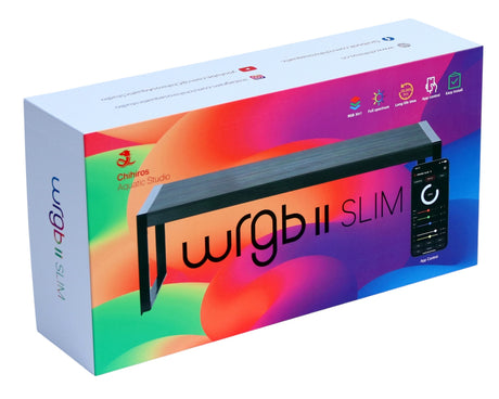 Chihiros WRGB II Slim 30 – תאורת RGB מקצועית לאקווריום צמחייה 30–45 ס"מ