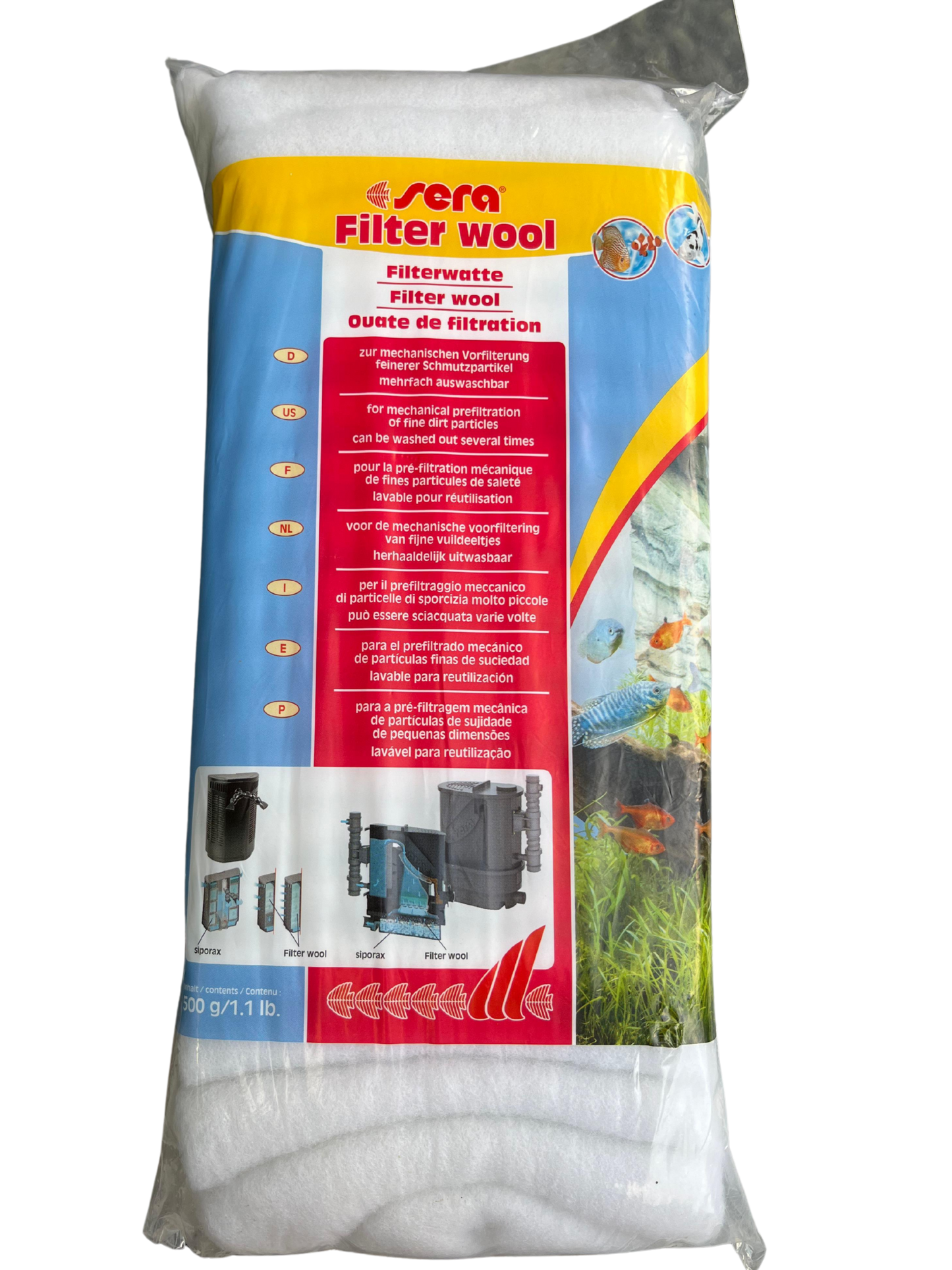 פרלון סרה צמר פילטר - Sera Filter Wool