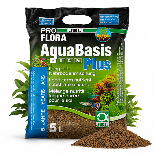 JBL PROFLORA AquaBasis Plus 5L - מצע דישון מקצועי לצמחי אקווריום