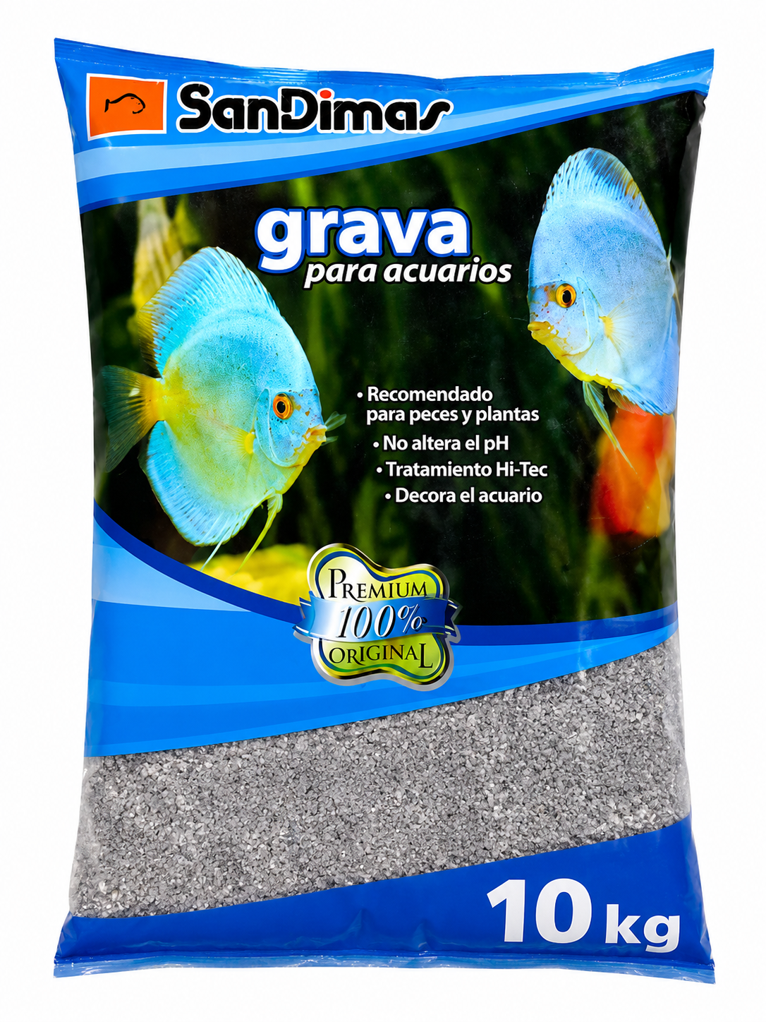 SanDimas Gravel Black 10 ק"ג – חצץ שחור טבעי לאקווריומים