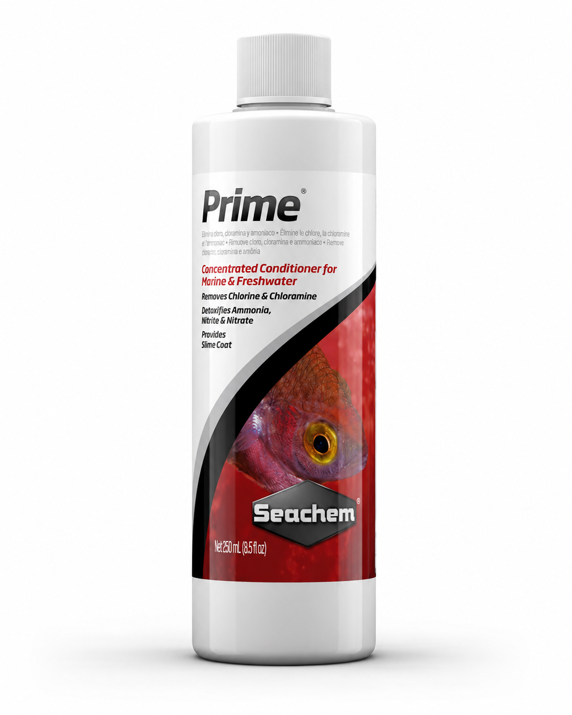 Seachem Prime  – אנטי כלור מרוכז ומנטרל אמוניה לאקווריום