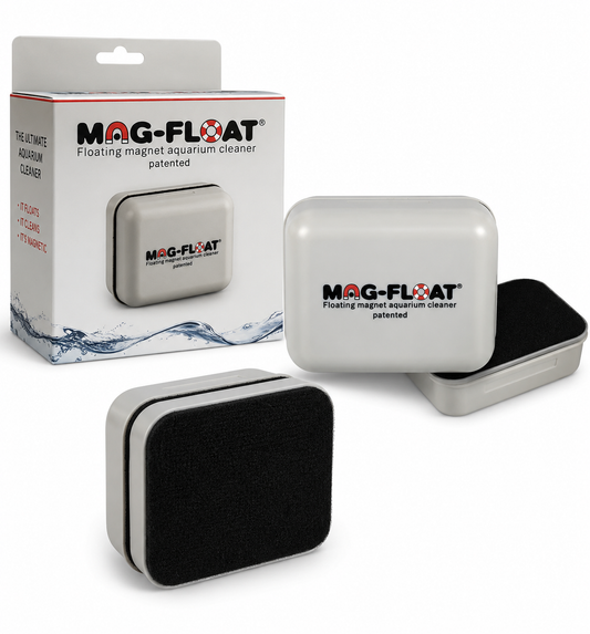 Mag Float Long -  עד 16 מ״מ זכוכית מנקה מגנטי לאקווריום