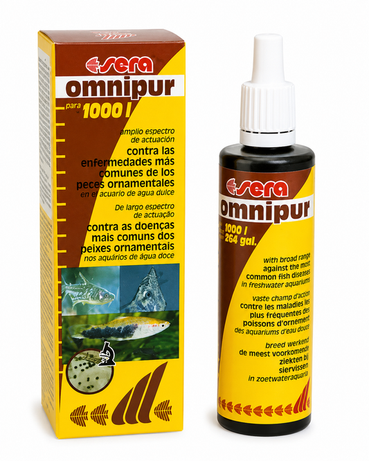 Sera Omnipur M – תרופה רחבת טווח לטיפול במחלות דגי מים מתוקים