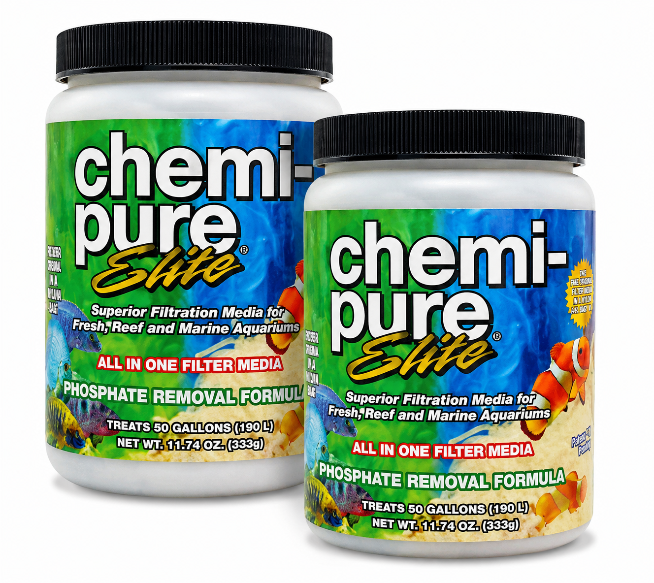 Chemi-Pure Elite פילטר מדיה לאקווריום – פחם פעיל + שרף סופח פוספאט