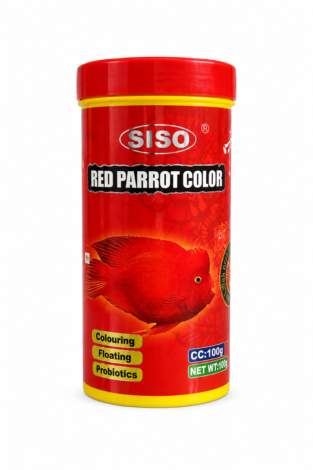 SISO Red Parrot Color – מזון מחזק צבע לדגי תוכי וציקלידים