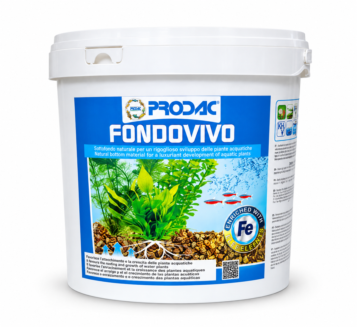PRODAC FONDOVIVO – מצע מזין לאקווריום צמחייה