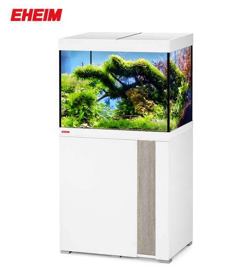 אקווריום EHEIM vivalineLED 150 – סט מלא 150 ליטר עם ארונית, תאורת LED ופילטר