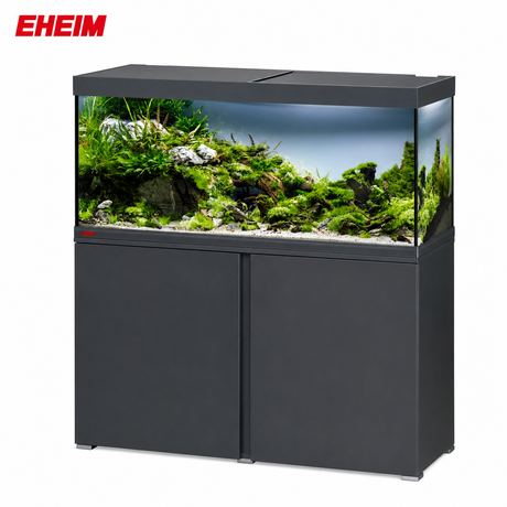 אקווריום EHEIM vivalineLED 240 – סט מלא 240 ליטר עם ארונית, תאורת LED ופילטר חיצוני