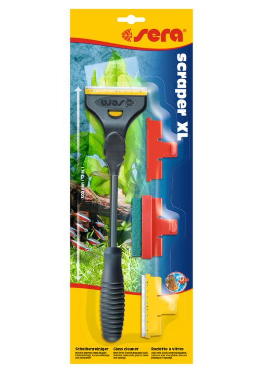 סקרפר- מנקה זכוכית -Sera Scraper XXL