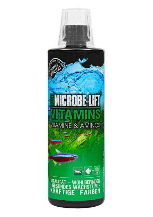 תוסף ויטמינים למים מתוקים-Microbe-Lift Vitamins & Amino Acids