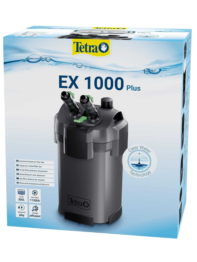 מסנן אקווריום חזק עד 300 ליטר טטרה EX-1000 | Tetra
