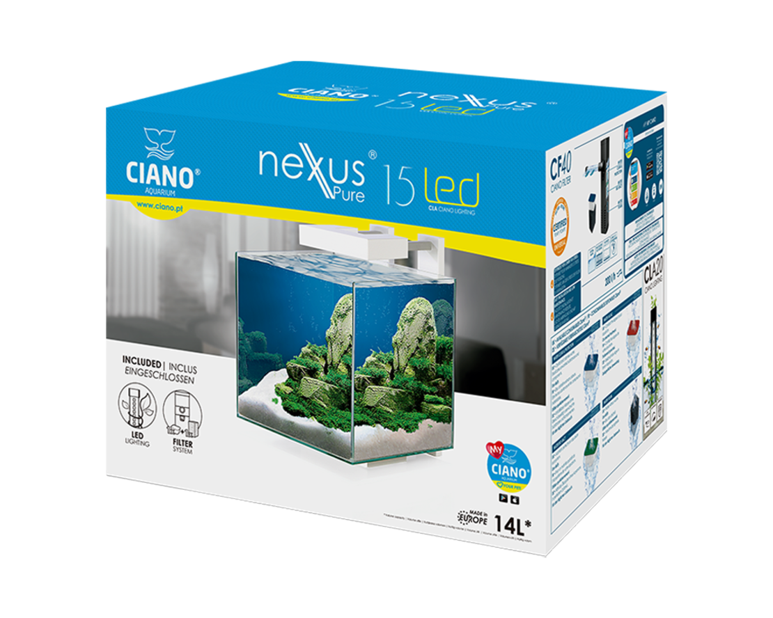 אקווריום ציאנו נקסוס פיור 15 הכול כלול - Ciano Nexus