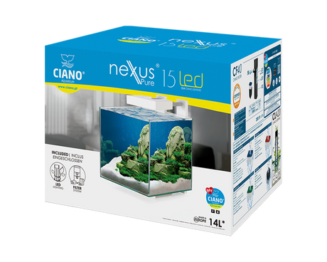 אקווריום ציאנו נקסוס פיור 15 הכול כלול - Ciano Nexus