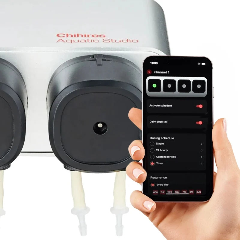 Chihiros Dosing Pump Mate – 4 Connections | מדשנת אוטומטית לצמחיית הייטק