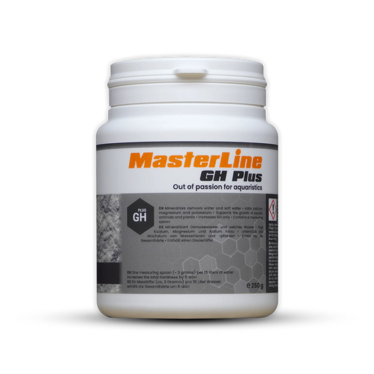 MasterLine GH Plus – תוסף להעלאת קשיות כללית (GH) והעשרת מינרלים לאקווריום