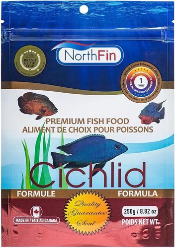NorthFin Cichlid Formula - מזון לציקלידים 250 גרם (גרגר 1 מ״מ)