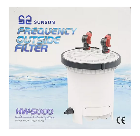 SunSun HW-5000 Canister Filter - פילטר חיצוני עוצמתי לאקווריום